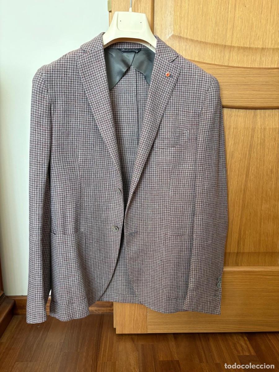 Segunda mano: Blazer uomo - quadretti marrone blu - Foto 1