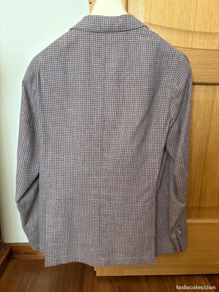 Segunda mano: Blazer uomo - quadretti marrone blu - Foto 4