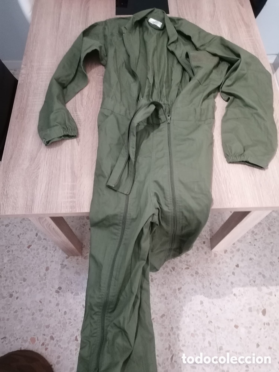 Segunda mano: Mono Trabajo Ejercito Espanol Verde Oliva Talla 1 Buzo Militar Algodon GC 08
