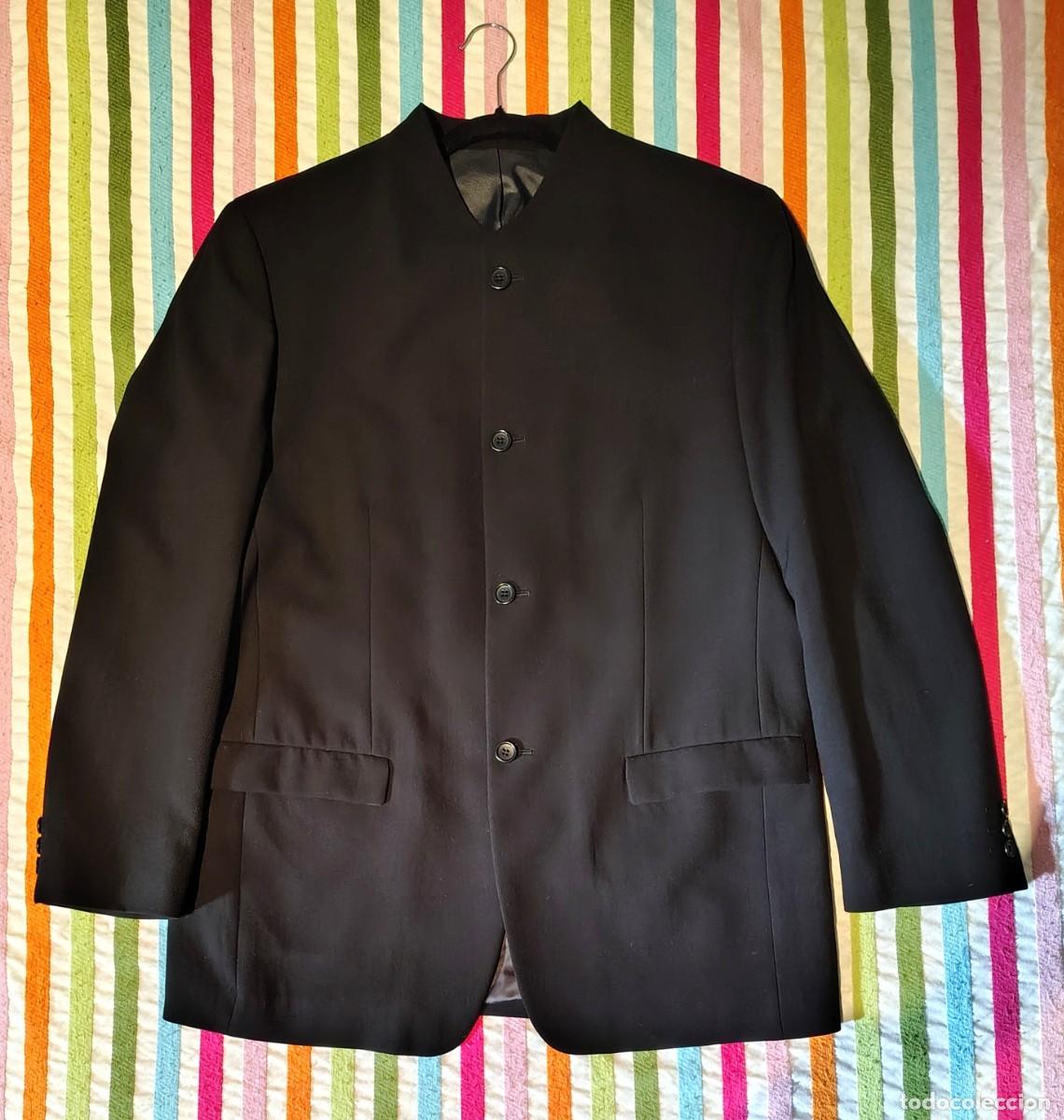 Zweite Hand: Traje de caballero, negro, de la firma Adolfo Dom&iacute;nguez, talla L / 42-44 / 52-54
