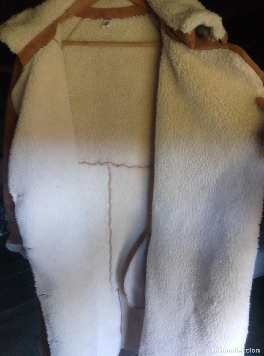 Segunda mano: Abrigo con cintur&oacute;n tipo ante y borrego. Algod&oacute;n. Talla L - Foto 9