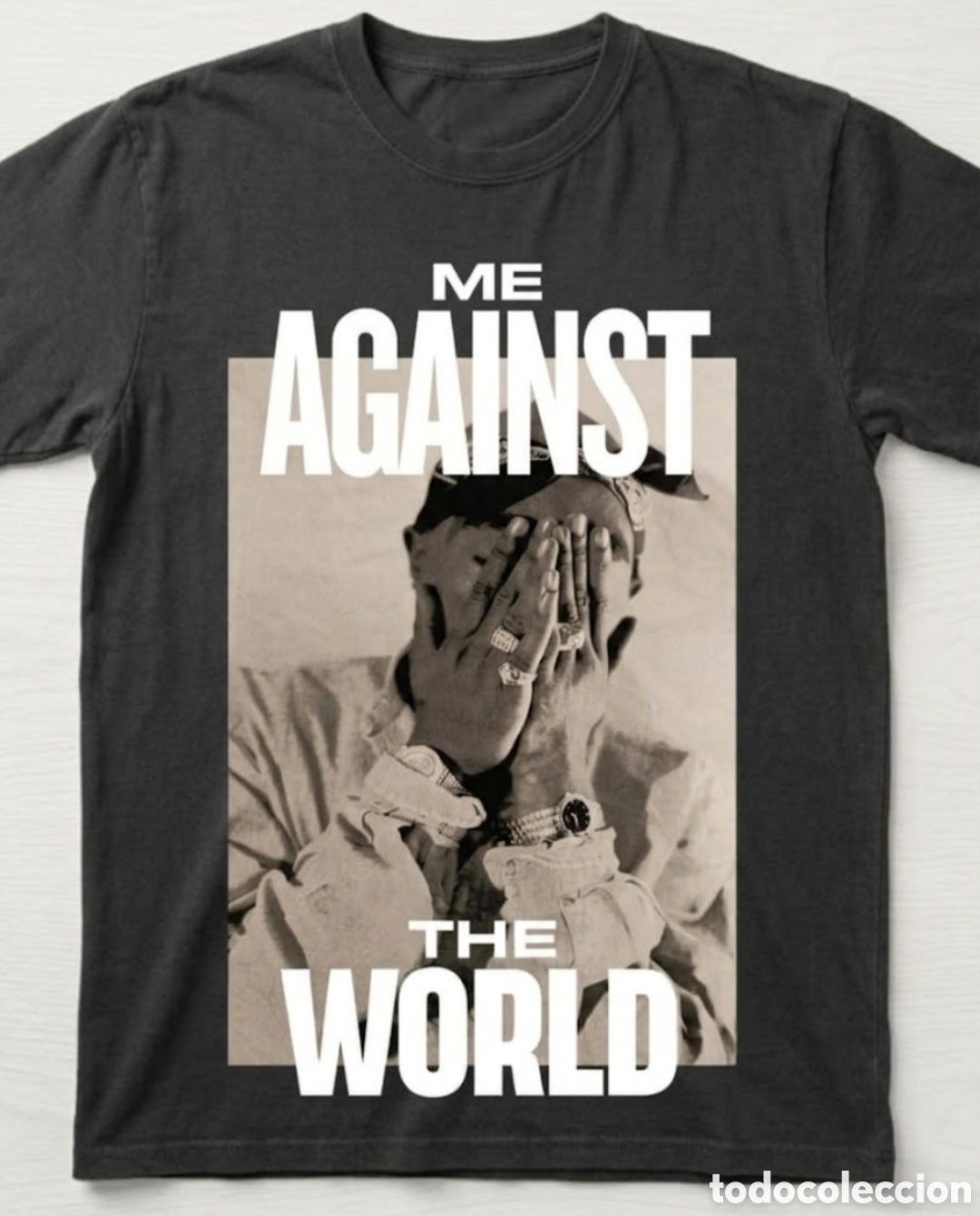Segunda mano: Camiseta Vintage Tupac Shakur 'Me Against The World' - Edici&oacute;n Limitada