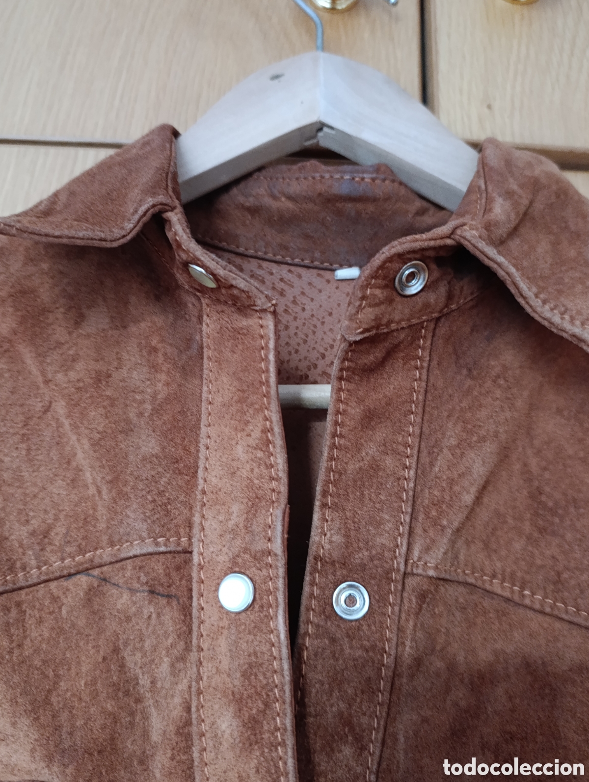 Segunda mano: Chaqueta tipo camisa de ante - Foto 4