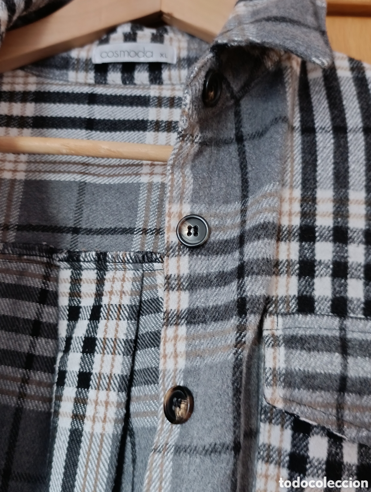 Segunda mano: Camisa de cuadros tipo chaqueta - Foto 3