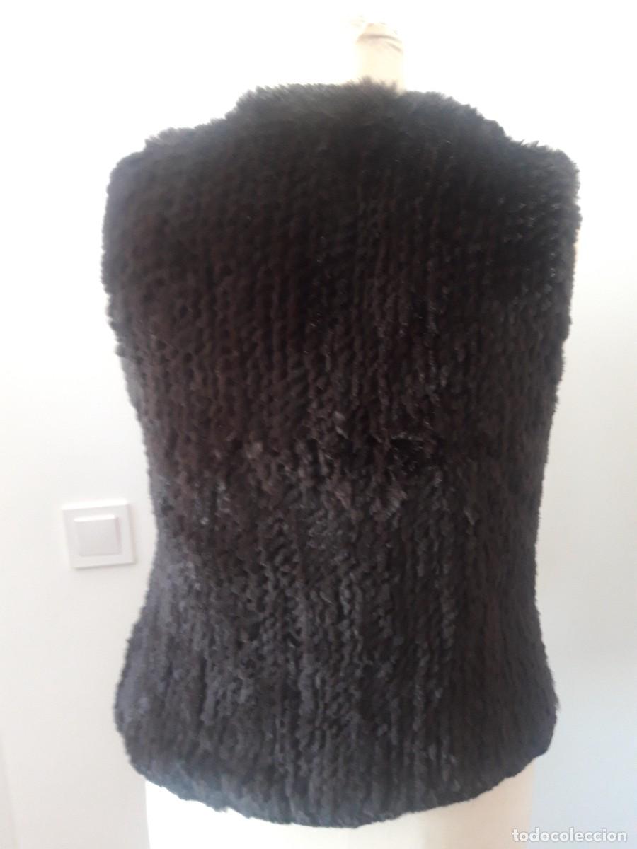Segunda mano: Chaleco en piel trenzada, talla 40 42. - Foto 3