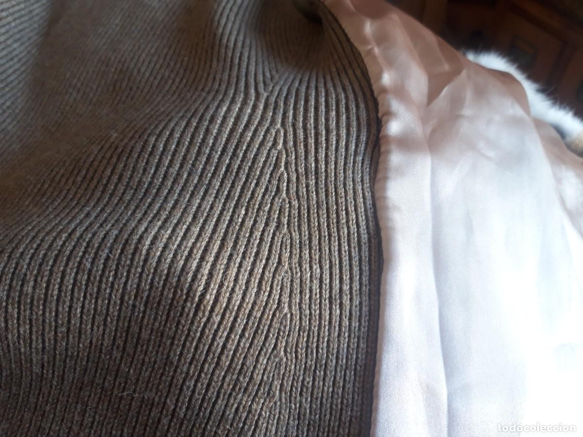 Segunda mano: Chaleco en piel y punto, talla 42. - Foto 7