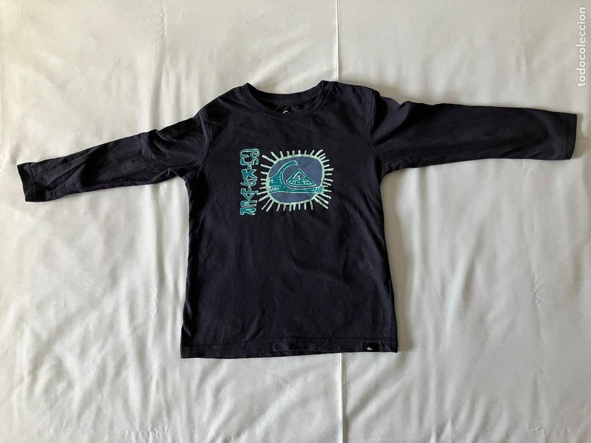 Segunda mano: Camiseta de manga larga para ni&ntilde;o. Quiksilver, talla 4