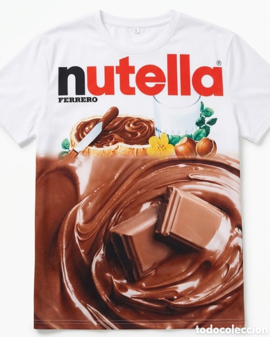 Segunda mano: Camiseta nutella blanca - Foto 1