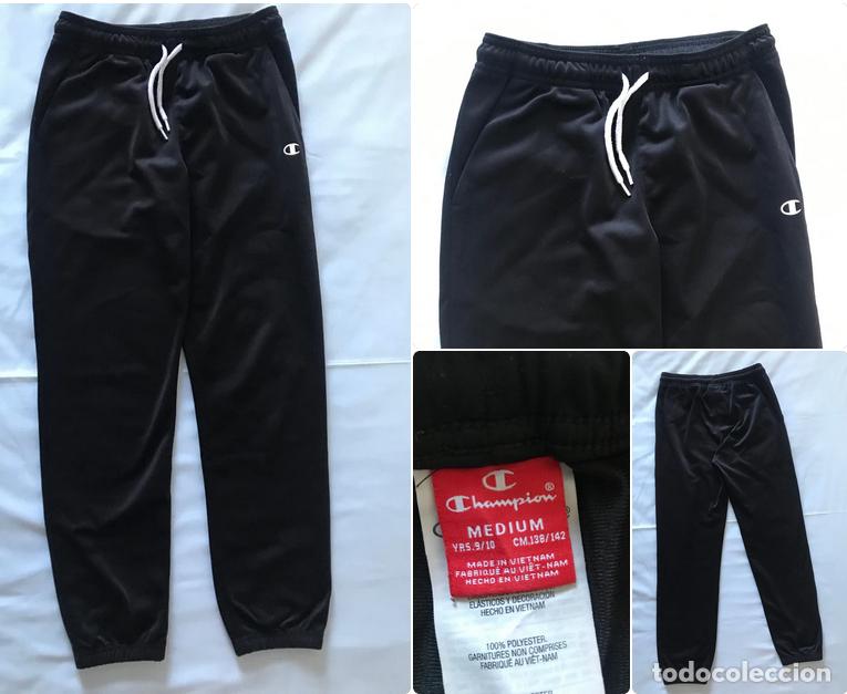 Segunda mano: Pantal&oacute;n de ch&aacute;ndal ni&ntilde;o, Champion. Talla 9-10, 138-142 cm