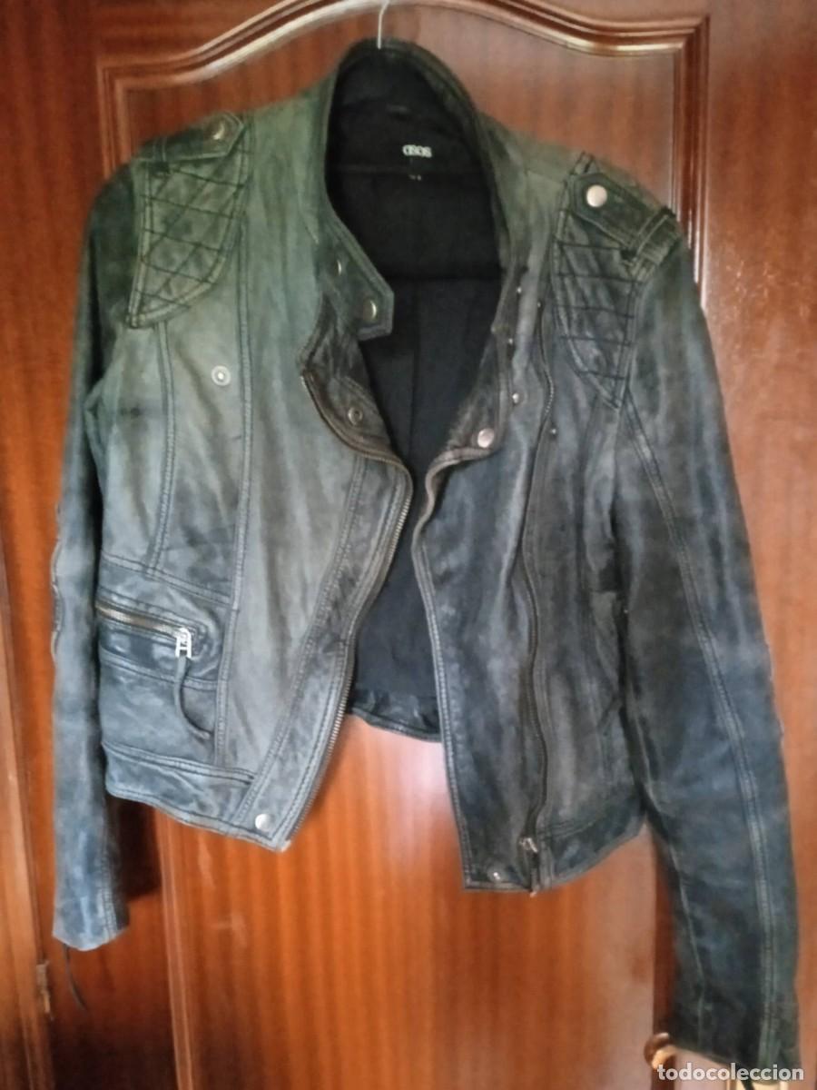 Segunda mano: cazadora cuero biker - talla 40 - asos