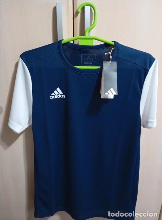 Segunda mano: Camiseta Adidas azul y blanca con etiquetas talla S Aceptamos Ofertas!