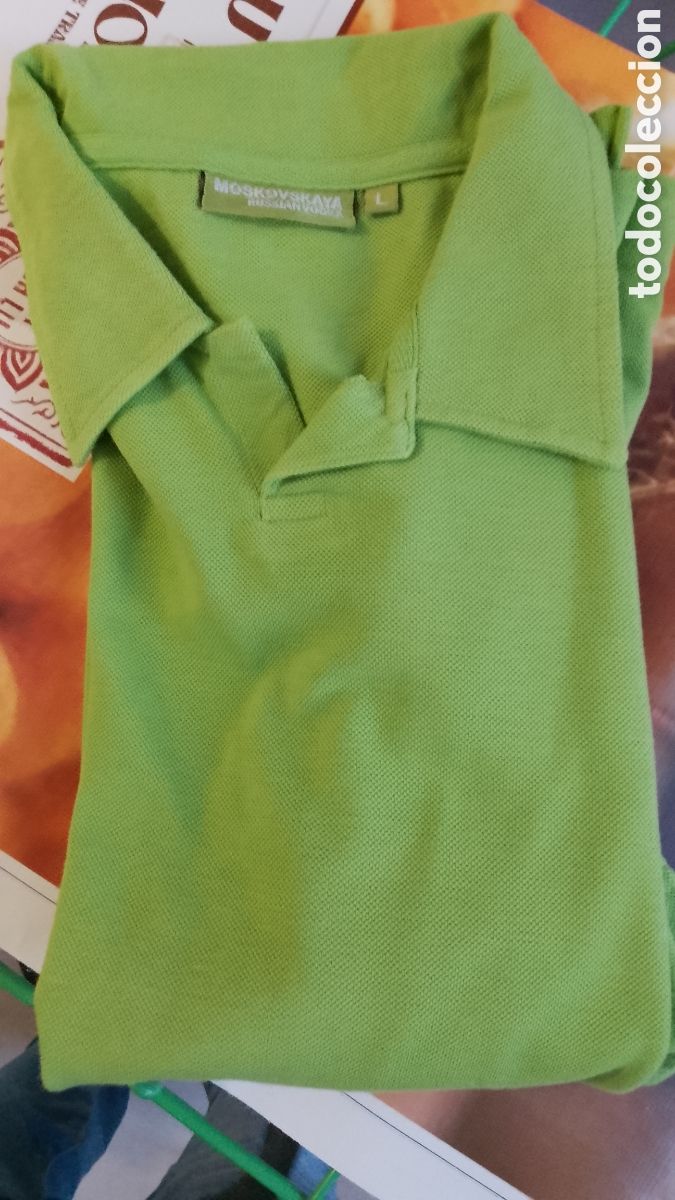Segunda mano: MOSKOVSKAYA Russian Vodka . camiseta polo . T-SHIRT