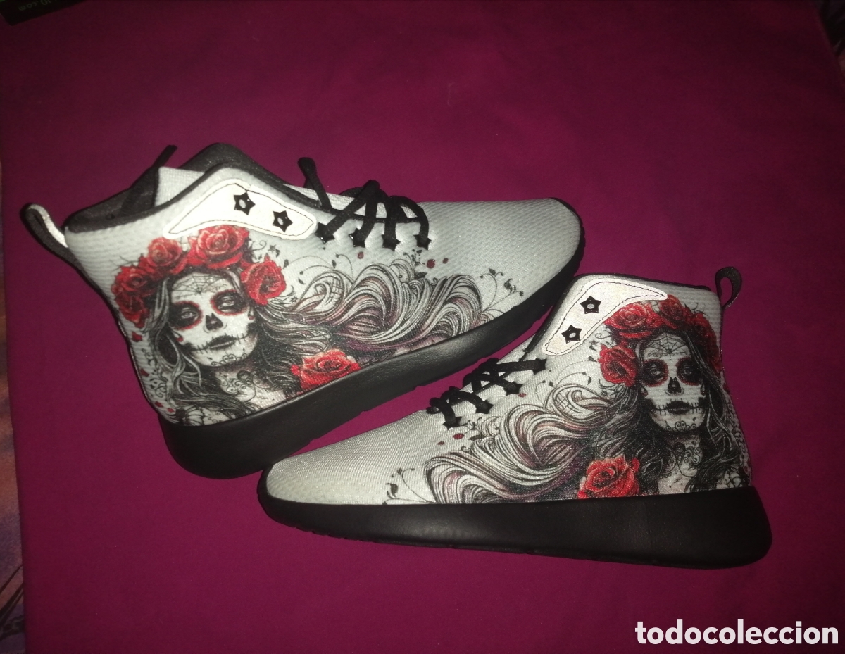 Segunda mano: Zapatillas Altas Catrina G&oacute;tica N&deg;40 Nuevas