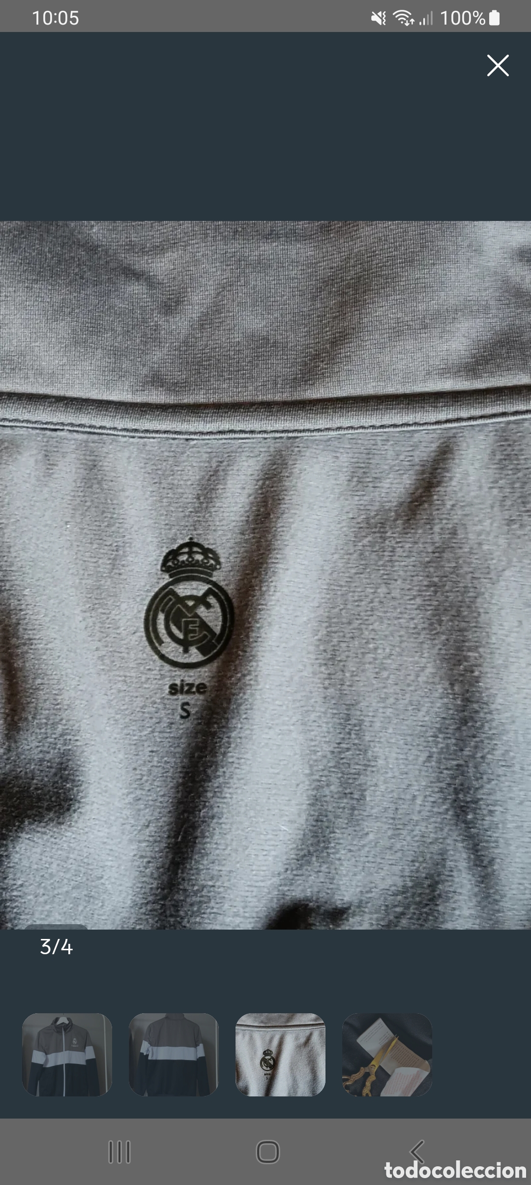 Segunda mano: Chaqueta Real Madid CF. - Foto 3