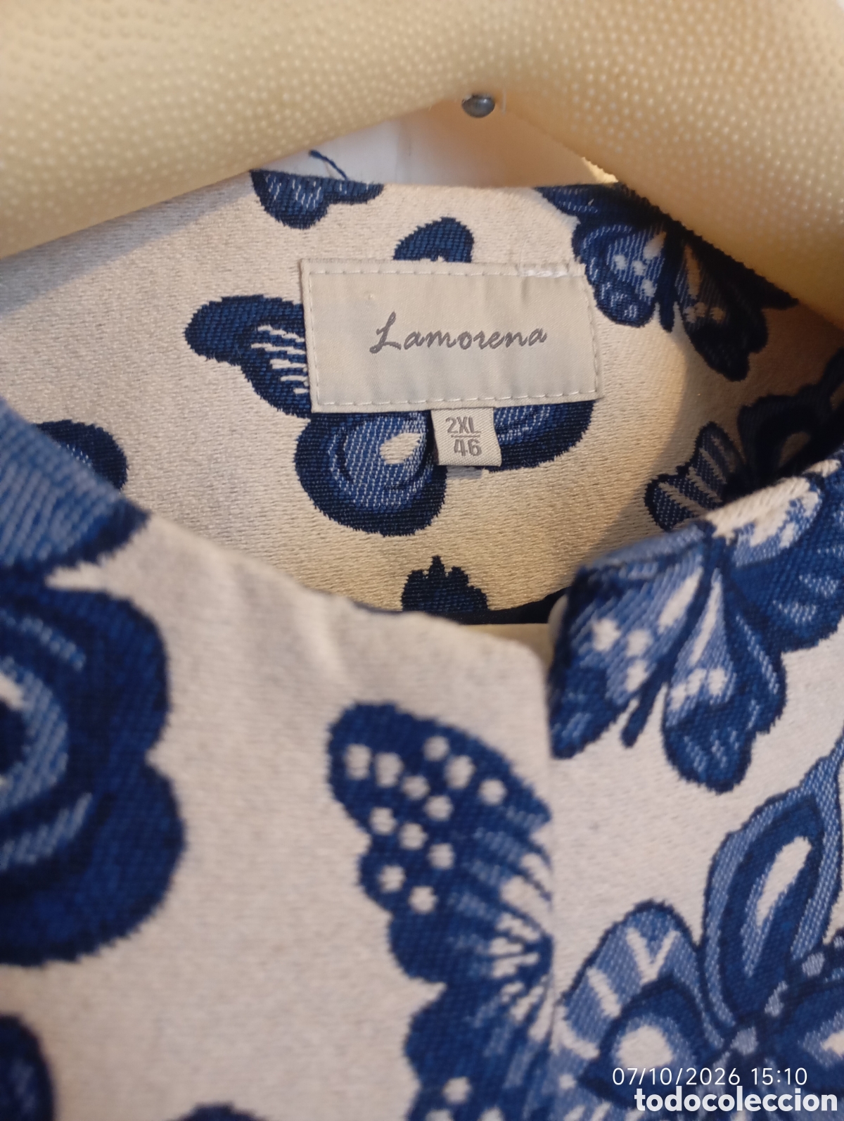 Segunda mano: Beautiful collarless cream jacket (SAM-EX) - Foto 2