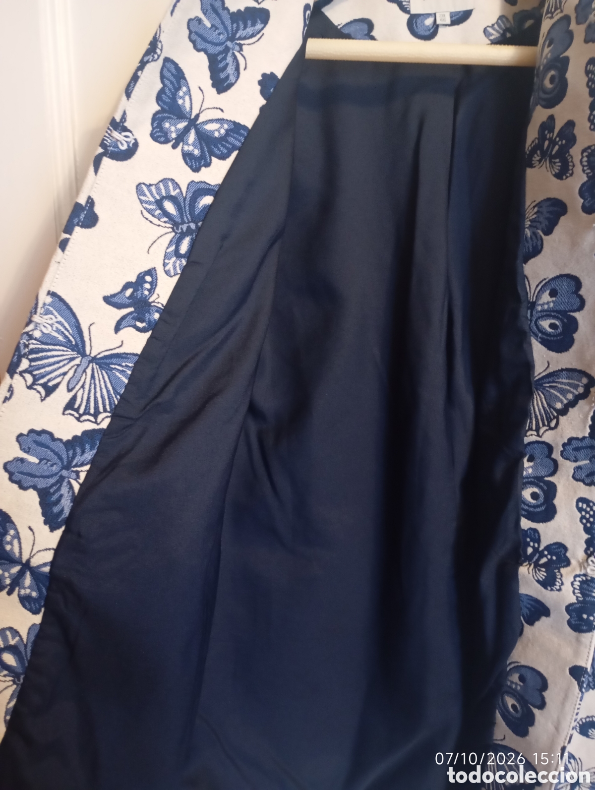 Segunda mano: Beautiful collarless cream jacket (SAM-EX) - Foto 7