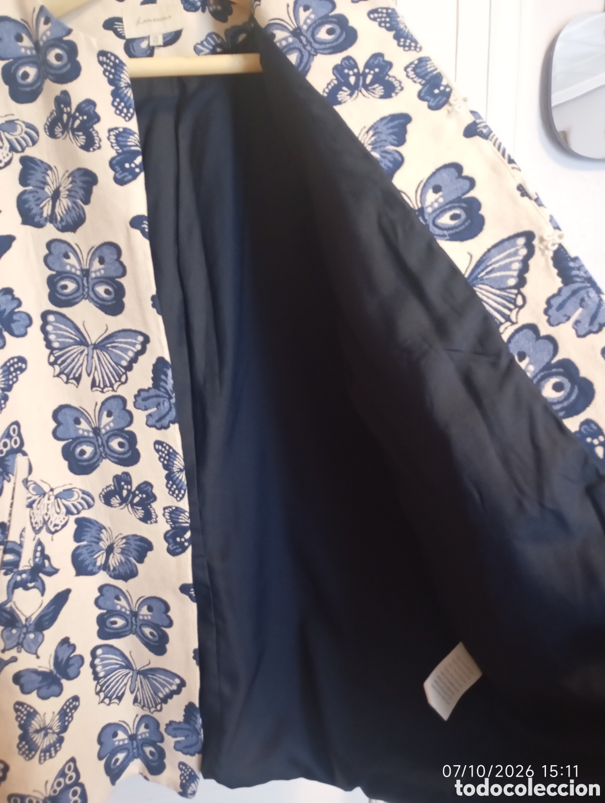 Segunda mano: Beautiful collarless cream jacket (SAM-EX) - Foto 8