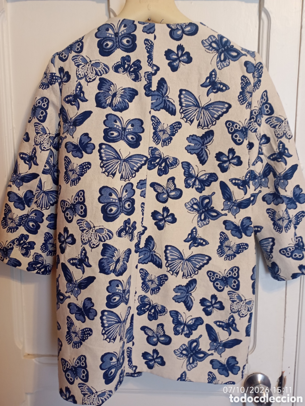 Segunda mano: Beautiful collarless cream jacket (SAM-EX) - Foto 10
