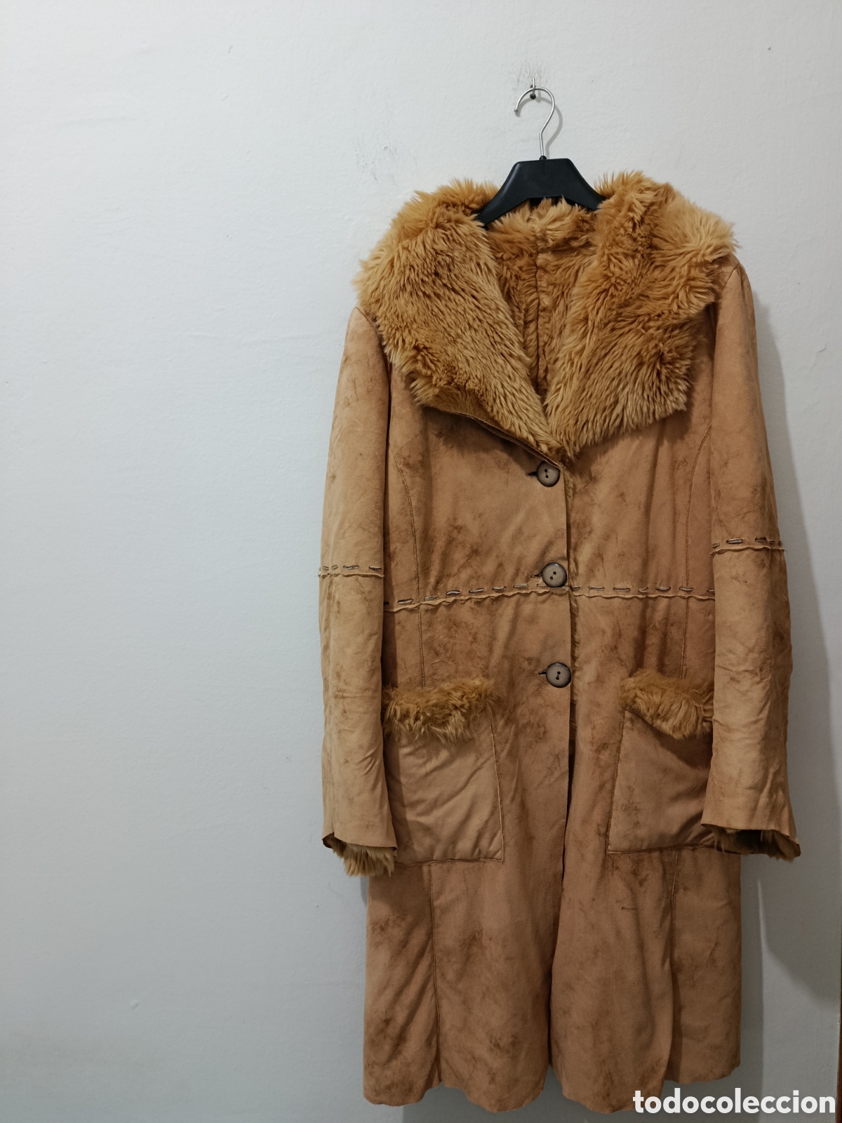 Segunda mano: Chaquet&oacute;n Largo Vintage para mujer M marca Tractor