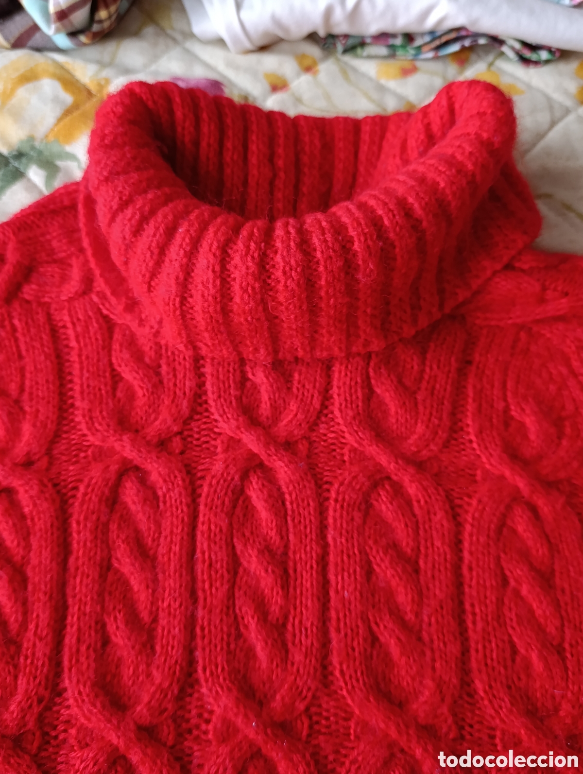 Segunda mano: Jersey artesanal en color rojo - Foto 1