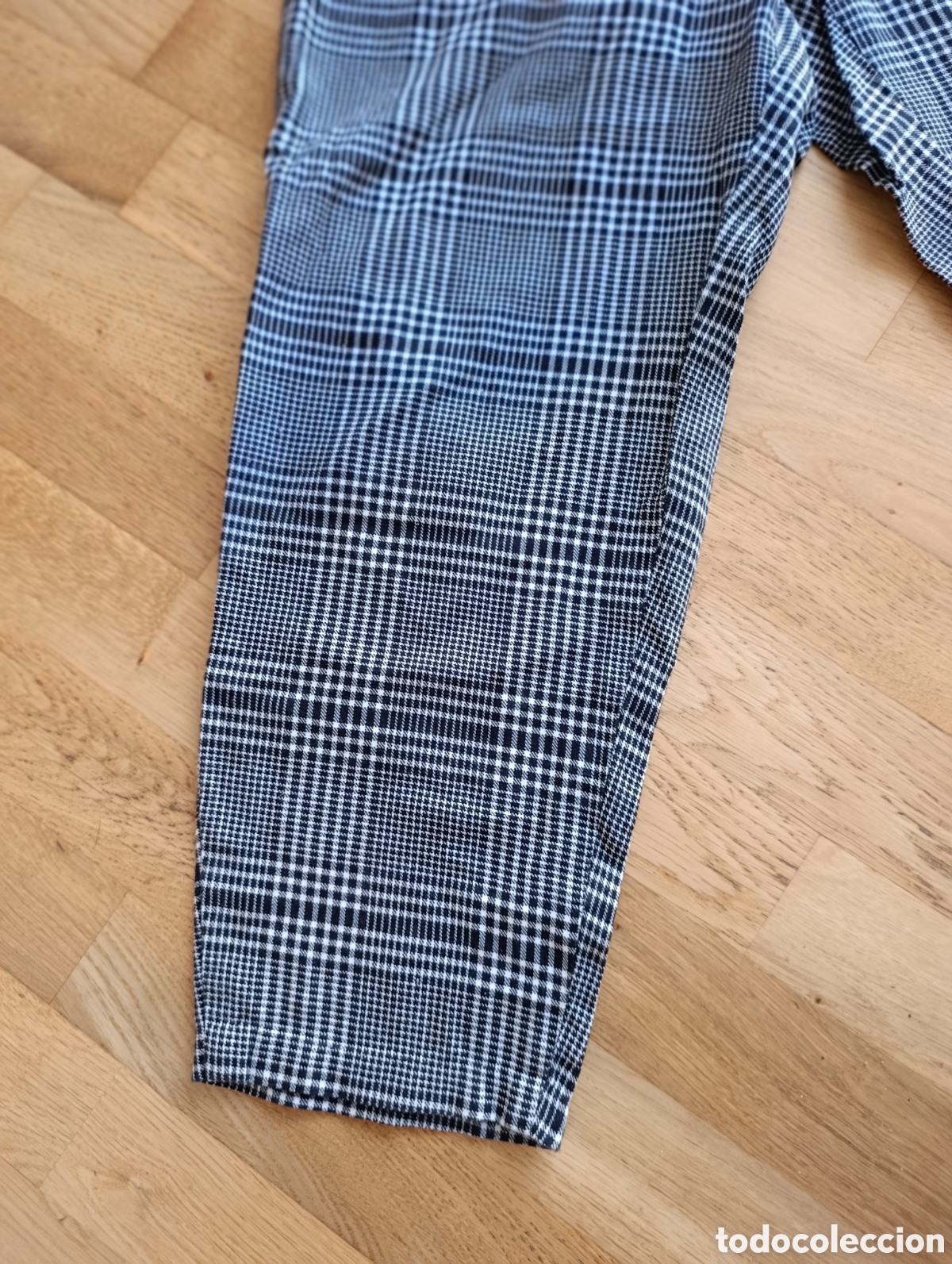 Segunda mano: Pantalones de cuadros tonos grises