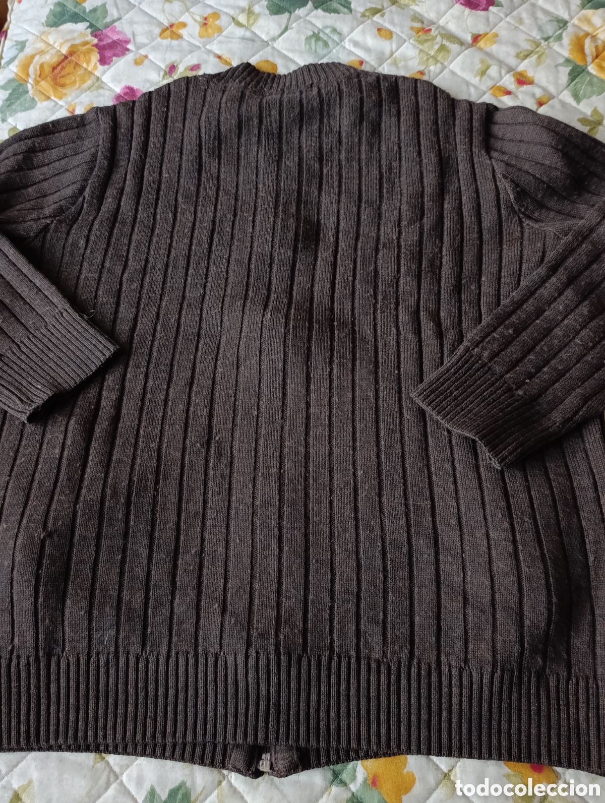 Segunda mano: Jersey de hombre marron cremallera - Foto 3