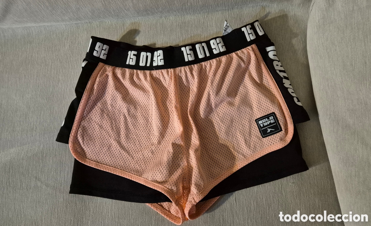 Segunda mano: Pantal&oacute;n corto deportivo de doble capa (Talla M)