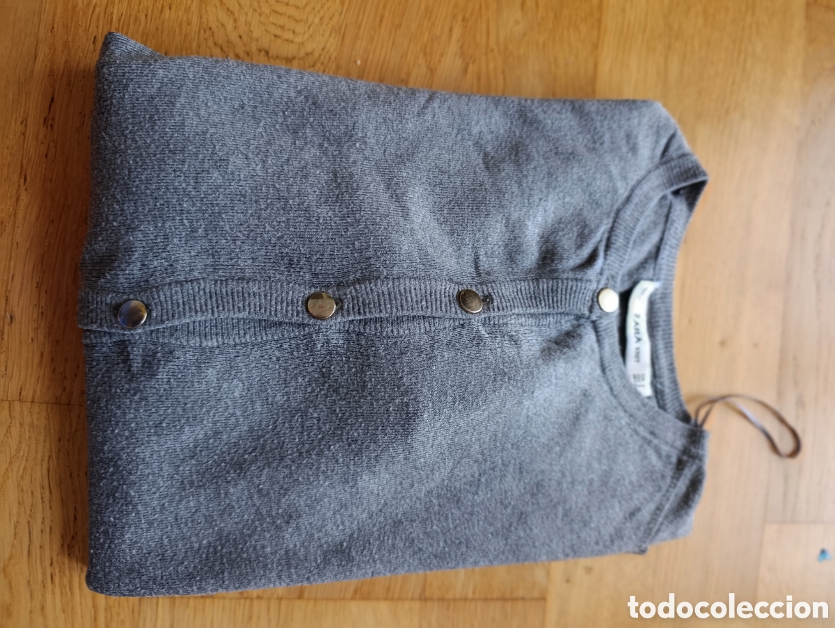 Segunda mano: Jersey abierto gris de mujer - Foto 2