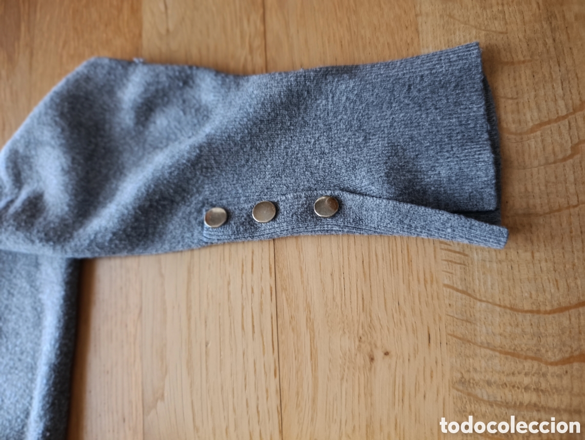 Segunda mano: Jersey abierto gris de mujer - Foto 4