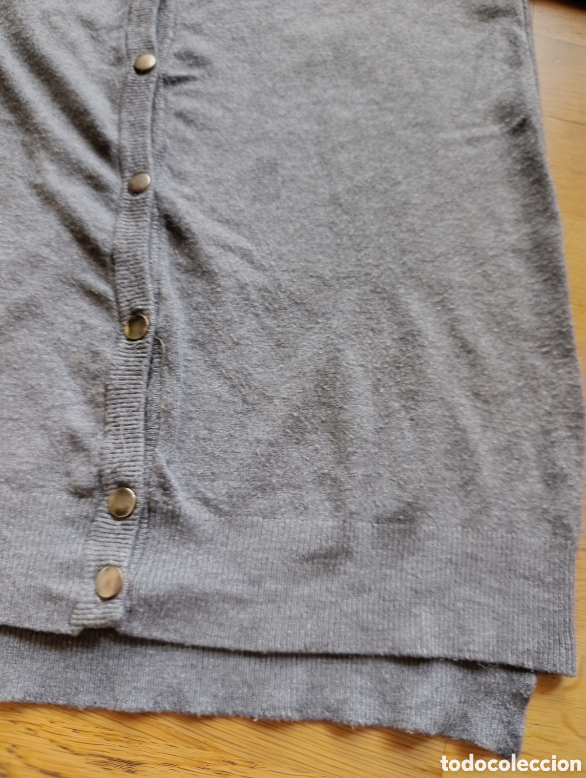 Segunda mano: Jersey abierto gris de mujer - Foto 5