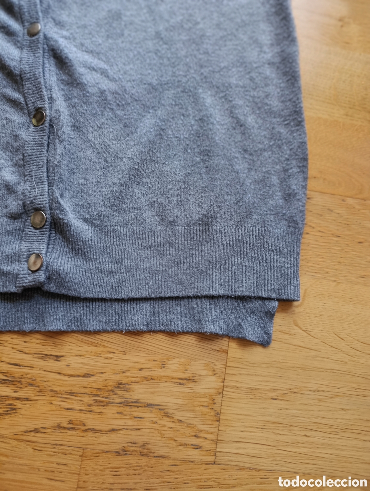 Segunda mano: Jersey abierto gris de mujer - Foto 6