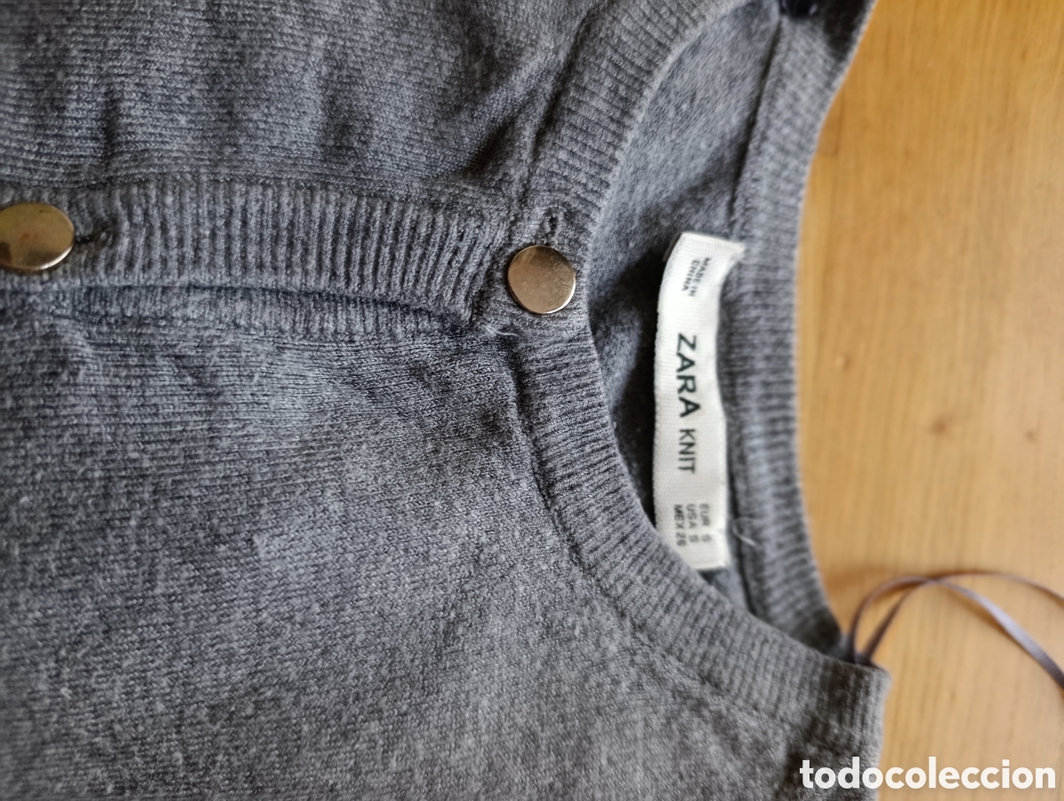 Segunda mano: Jersey abierto gris de mujer - Foto 1