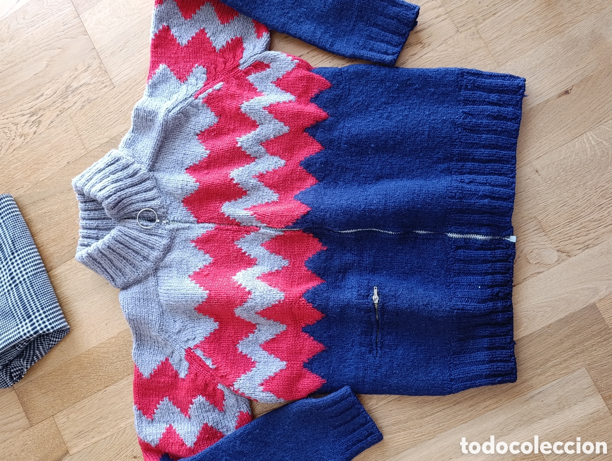 Segunda mano: Jersey con cremallera confeccionada artesanalmentr