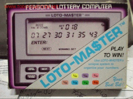 Second-Hand: LOTO-MASTER (ORDENADOR PERSONAL DE LOTERIA)