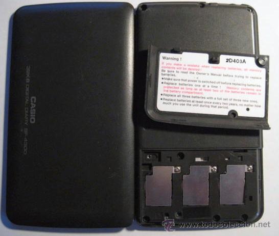 Segunda mano: AGENDA ELECTRONICA CASIO SF 4300..32 KB...FUNCIONANDO. ENVIO GRATIS&iexcl;&iexcl;&iexcl; - Foto 4
