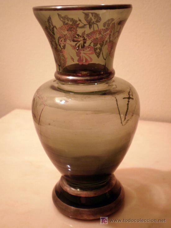 Segunda mano: Jarr&oacute;n cristal y plata Roncesvalles a&ntilde;os 90 - Foto 2