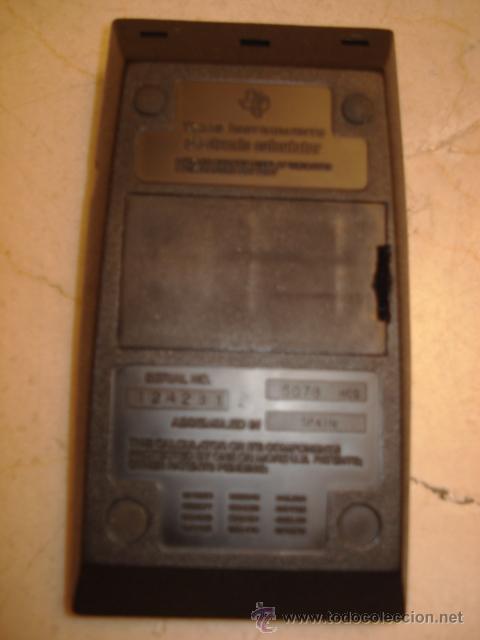 Segunda mano: CALCULADORA ANTIGUA TEXAS INSTRUMENTS TI-1050 - Foto 2