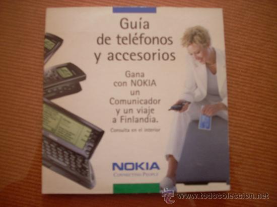 Segunda mano: Gu&iacute;a de tel&eacute;fonos y accesorios Nokia en CD-ROM. Octubre 2000. - Foto 2