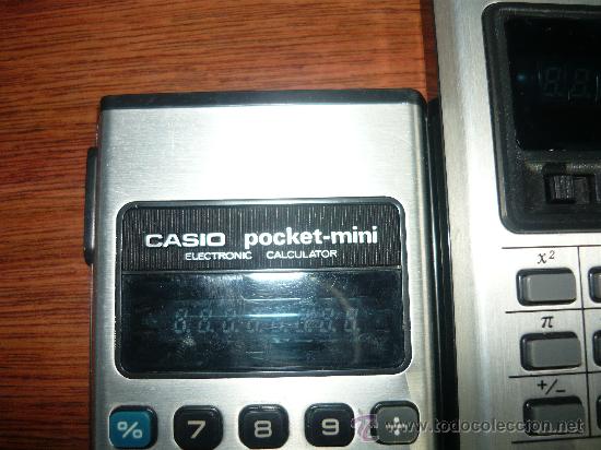 Segunda mano: 2 ESPECTACULARES CALCULADORAS CASIO POCKET-MINI Y FX-15 - Foto 2