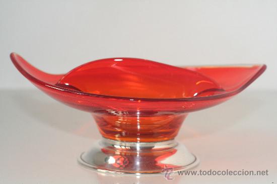 Segunda mano: Centro de cristal Vintage dise&ntilde;o danes. - Foto 2