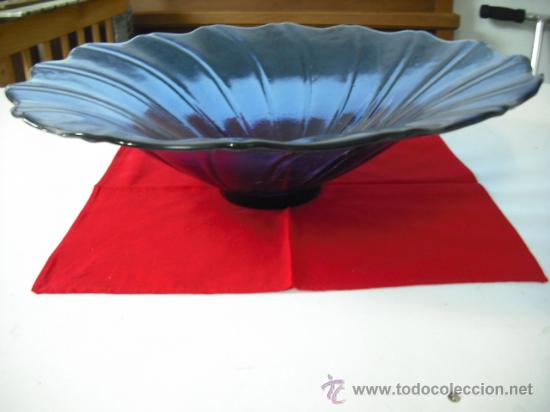 Segunda mano: ESPECIAL  CENTRO DE MESA EN CRISTAL AZULADO - Foto 2