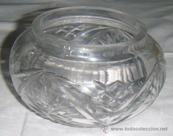 Segunda mano: tarro de cristal tallado - Foto 1