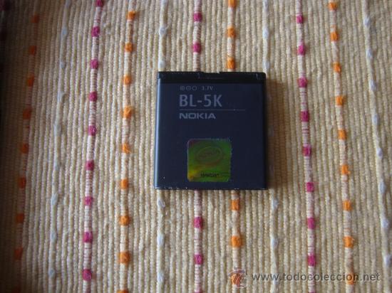 Segunda mano: BATERIA NOKIA N85, MODELO BL5K - Foto 1