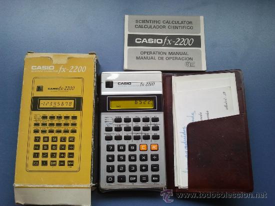 Segunda mano: calculadora antigua cientifica fx-2200 - Foto 1