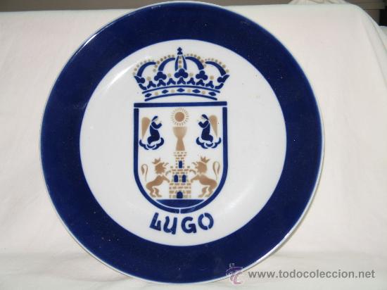 Segunda mano: PLATO CON ESCUDO DE LUGO - Foto 1