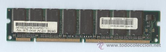 Segunda mano: TARJETA DE MEMORIA RAM - MARCA PGA 128 MB, PC 33 - Foto 1