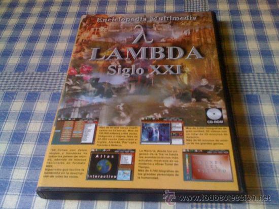 Segunda mano: Enciclopedia Multimedia en CD Lambda Siglo XXI Completo Versi&oacute;n Espa&ntilde;ola - Foto 1