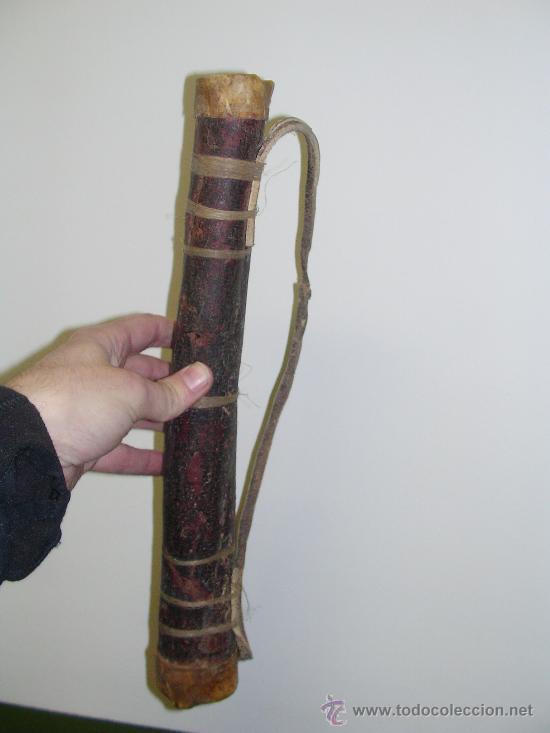 Segunda mano: Cerbatana  ind&iacute;gena con recipiente. - Foto 3