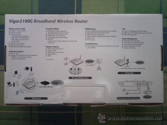 Segunda mano: VIGOR 2100G - BROADBAND WIRELESS ROUTER. - Foto 2