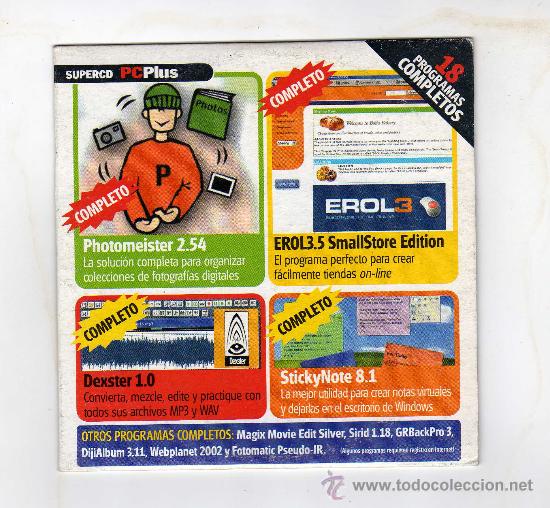 Segunda mano: 18 PROGRAMAS COMPLETOS EN CD ROM - pc plus n&ordm; 87 - Septiembre, 2004 - - Foto 1